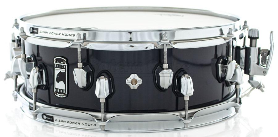 Caixa Mapex Black Panther Razor 14x5" Dark Grey com Casco em Maple com Aros PowerHoop 2.3mm