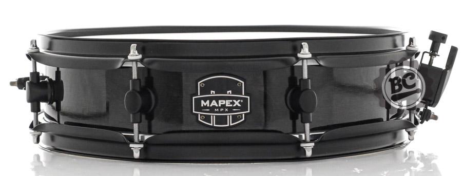 Caixa Mapex New MPX Midnight Black 14x3,5" Piccolo Modelo Novo casco com Maple e 8 afinações