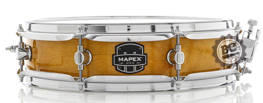 Caixa Mapex New MPX Natural Lacquer 14x3,5" Piccolo Modelo Novo casco com Maple e 8 afinações
