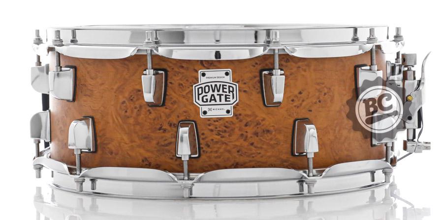Caixa Michael Power Gate Birch Flame Birdseye 14x5,5" com aros PowerHoop e 2 respiros de ar PGB1455