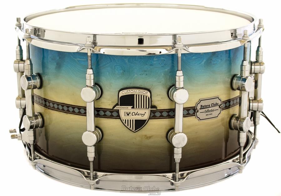 Caixa Odery Custom-Shop Limited Batera Clube Collection Cecília Blue Angel 14x8" com Casco 15mm