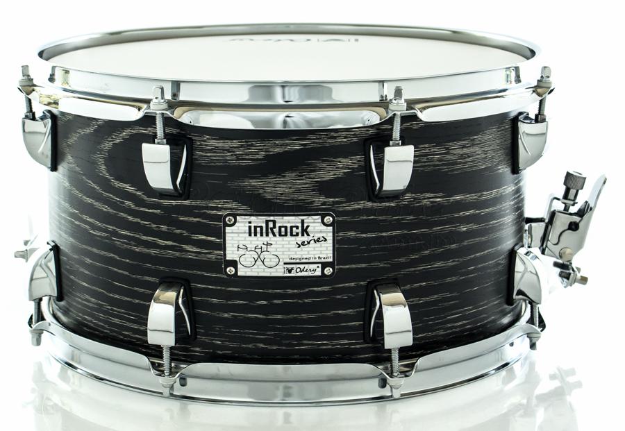 Caixa Odery inRock Black Ash 13x7" Revestimento Especial Amadeirado e Casco em Basswood