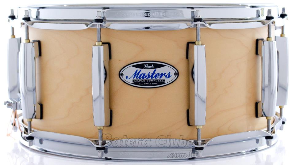 Caixa Pearl Masters MCT Maple Complete Matte Natural 14x6,5" Thin Shell EvenPly-Six