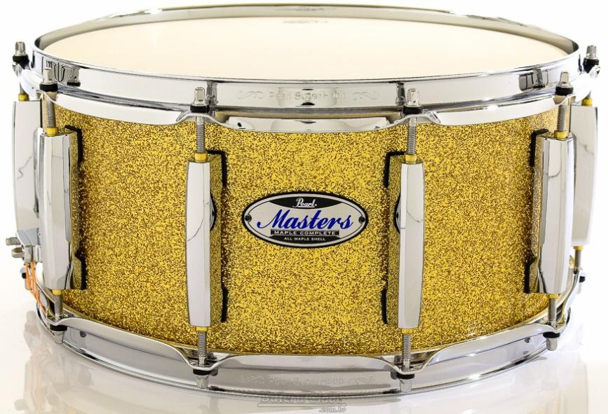 Caixa Pearl Masters MCT Maple Complete Bombay Gold Sparkle 14x6,5" Thin Shell EvenPly-Six