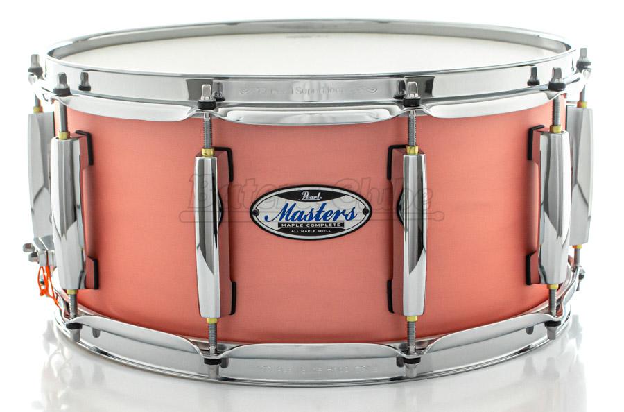 Caixa Pearl Masters MCT Maple Complete Satin Sakura Coral 14x6,5" Thin Shell EvenPly-Six