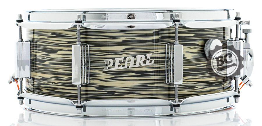 Caixa Pearl President Deluxe Desert Ripple 14x5,5" com abafador interno relançamento linha Vintage