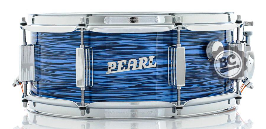Caixa Pearl President Deluxe Ocean Ripple 14x5,5" com abafador interno relançamento linha Vintage