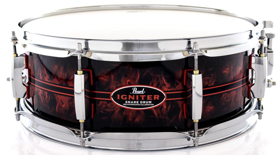 Caixa Pearl Signature Casey Cooper The Igniter Coop3rdrumm3r 14x5" Casco em Maple e Poplar