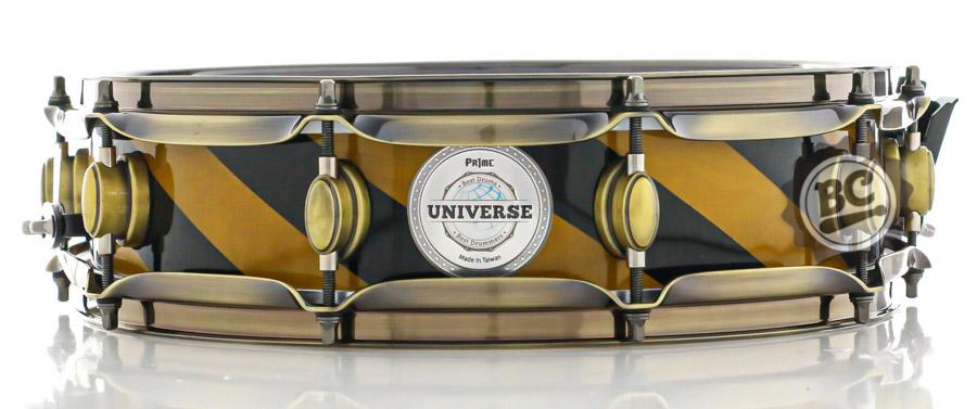 Caixa Prime Universe Maple Black Gold Swirl 14x3,5" Piccolo aros PowerHoop 2.3mm (Seminovo) com Bag