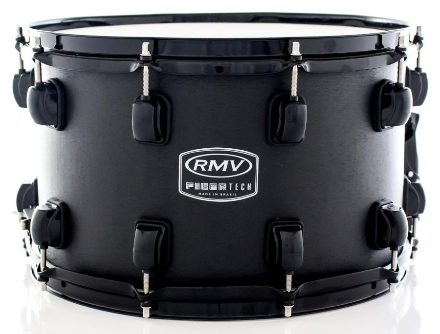 Caixa RMV FiberTech Silky Black 14x8" Casco Híbrido com Aros Inoxidáveis 1,7mm (Exclusiva)