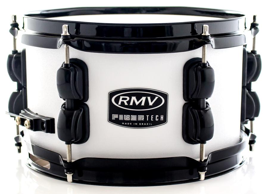 Caixa RMV FiberTech Silky Branca 10x6" Casco Híbrido com Aros Inoxidáveis 1,7mm (Exclusiva)