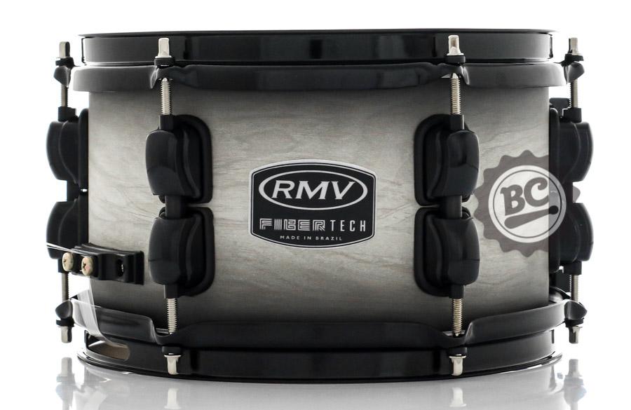 Caixa RMV FiberTech White Wood Burst 10x6" Casco Híbrido com Aros Inoxidáveis 1,7mm (Exclusiva)