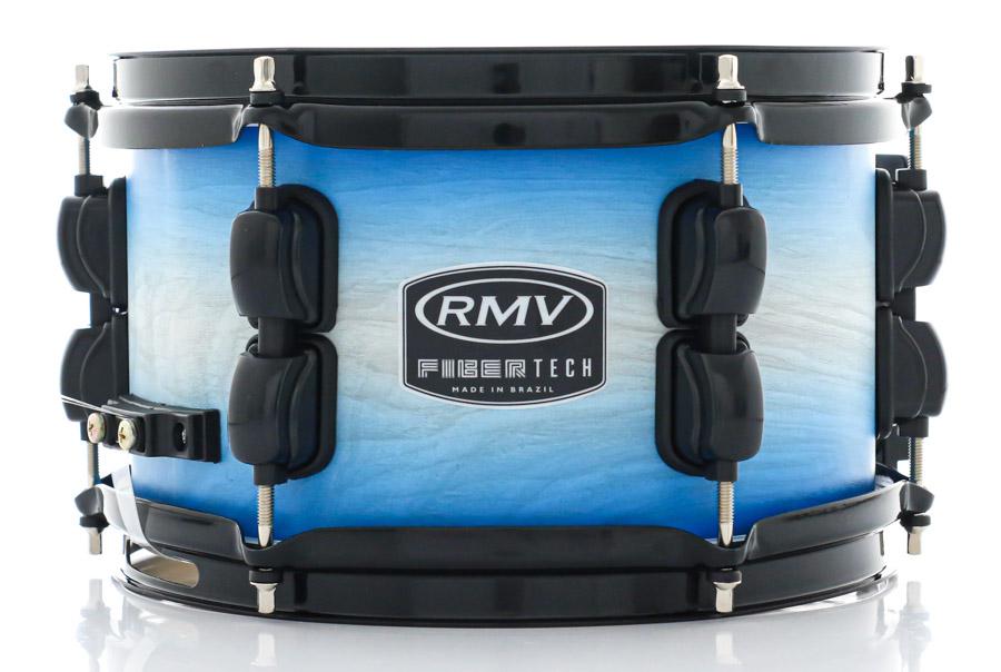 Caixa RMV FiberTech Blue Wood Burst 10x6" Casco Híbrido com Aros Inoxidáveis 1,7mm (Exclusiva)