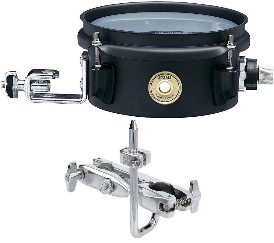 Caixa Tama Metalworks Black Steel 6x3" Mini-Tymp Snare BST63MBK com Clamp Timbalito com Caixa