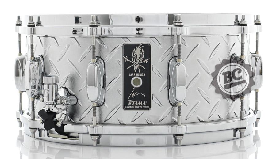 Caixa Tama Signature Lars Ulrich (Metallica) 14x6,5" Plate Steel 3mm com 7kg Die-Cast Made in Japan