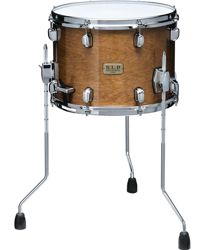 Caixa Tama S.L.P. Sound Lab Project Duo Birch 14x10" LBH1410L com Pés de Surdo para Fixar no Chão
