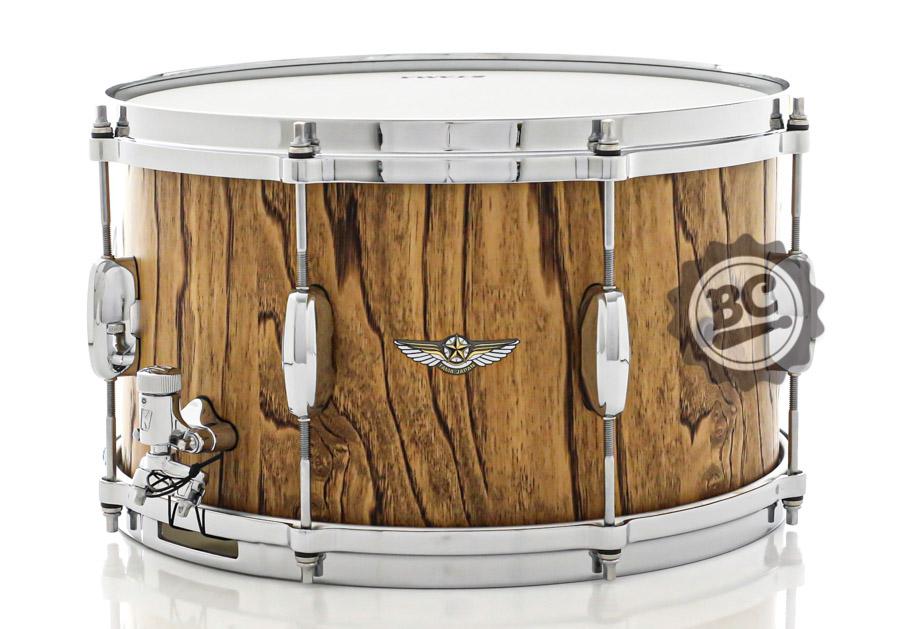 Caixa Tama Star Walnut Shell 14x8" Roasted Japanese Chestnut (Made in Japan) com aros Die-Cast