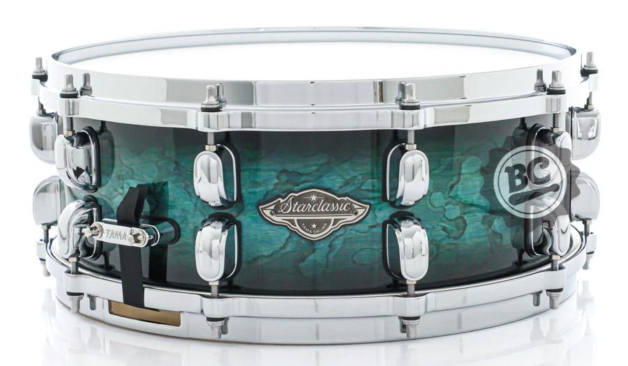 Caixa Tama Starclassic Performer Maple Birch Molten Steel Blue 14x5,5" com Aros Die-Cast