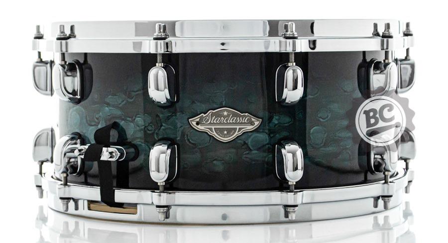 Caixa Tama Starclassic Performer Maple Birch Molten Steel Blue Burst 14x6,5" com Aros Die-Cast