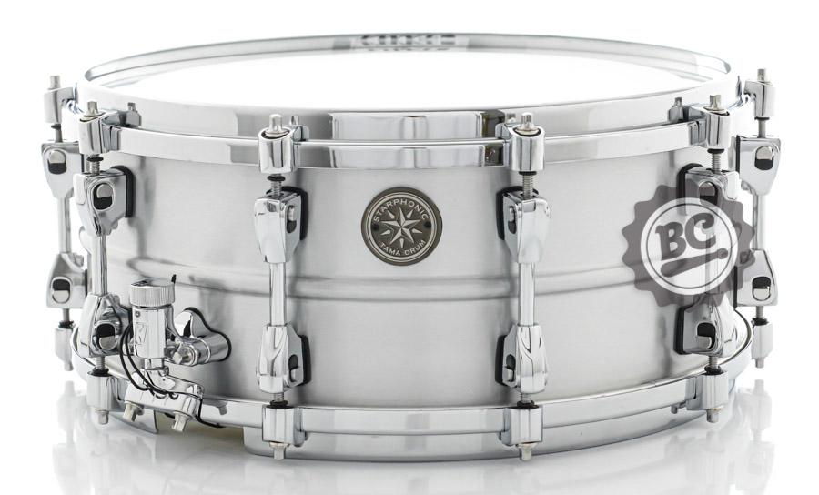 Caixa Tama Starphonic Aluminum 14x6" (Made in Japan) com Aros Grooved Hoop de Engate PAL146