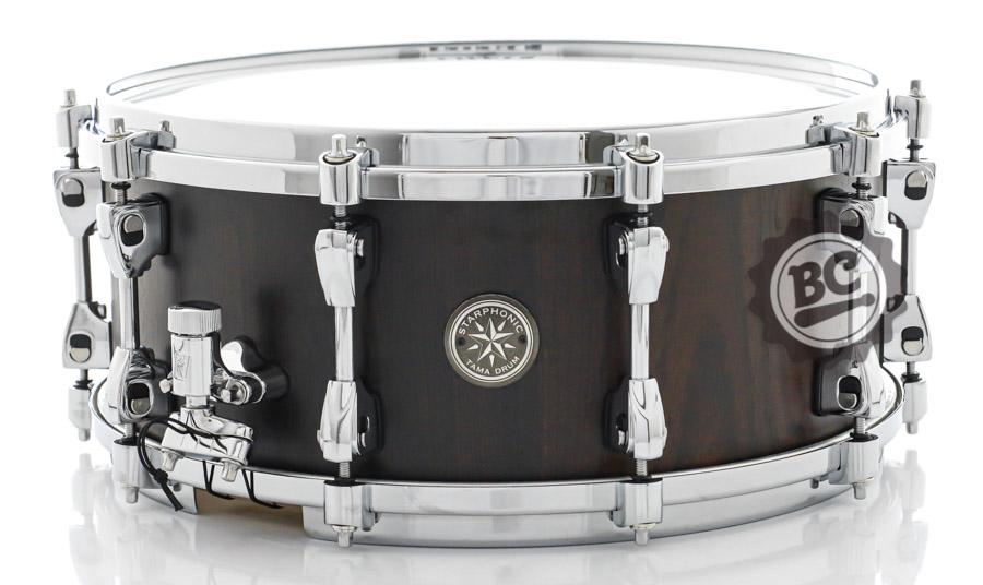 Caixa Tama Starphonic Bubinga Matte Natural Cordia 14x6" (Made in Japan) Aros Grooved Hoop PBC146