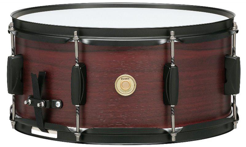 Caixa Tama Woodworks Art Grain Burgundy Walnut Wrap 14x6,5" Matte Black Hardware