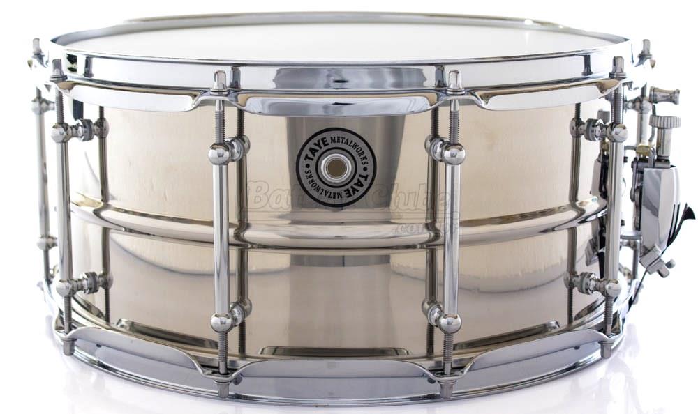 Caixa Taye MetalWorks Stainless Steel 14x6,5" Padrão e Sonoridade Top (Saldão)