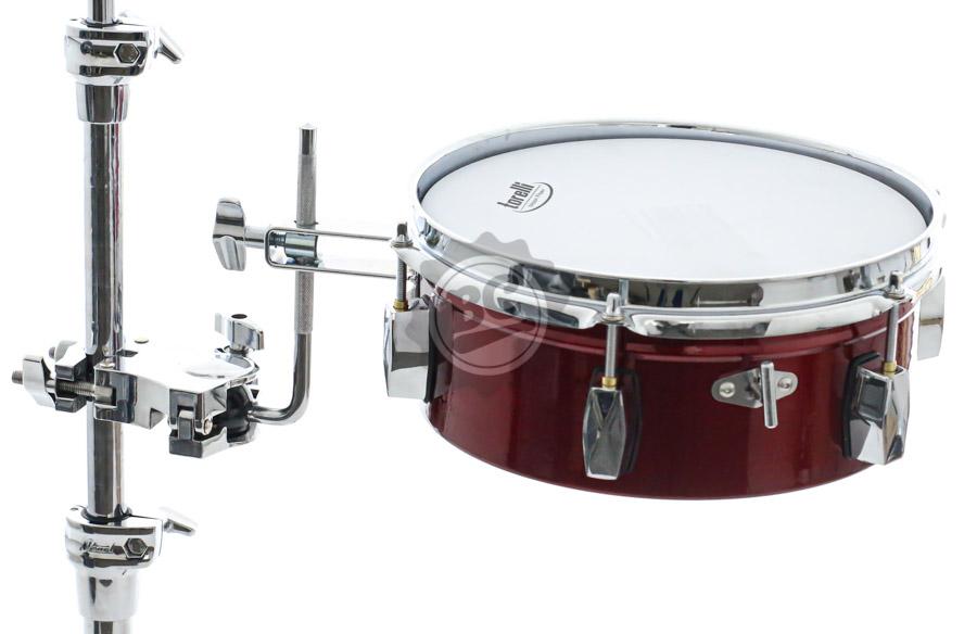 Caixa Timbalito Torelli Wire Snare Red 10x4" TCM29VM alumínio com caneca para fixação em holders