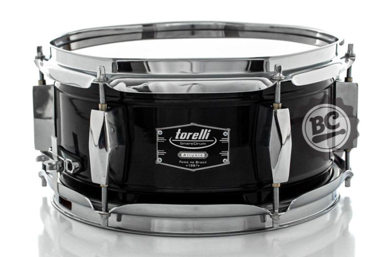 Caixa Torelli Allunic 10x5,5" TCM10 Black Aluminum casco alumínio preto buchas e esteira em brass