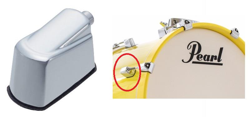 Canoa Pearl NDL-300 Decade Maple Series Individual para Bumbo com parafusos de fixação interna