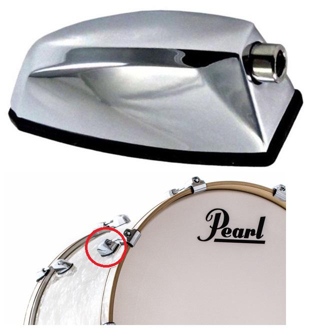 Canoa Pearl RL-20 Session Series Individual para Bumbo com parafusos internos de fixação