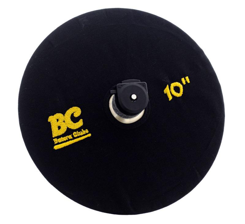 Capa Protetora para Pratos BC Signature Black 10" by Drummers em algodão que limpa e protege