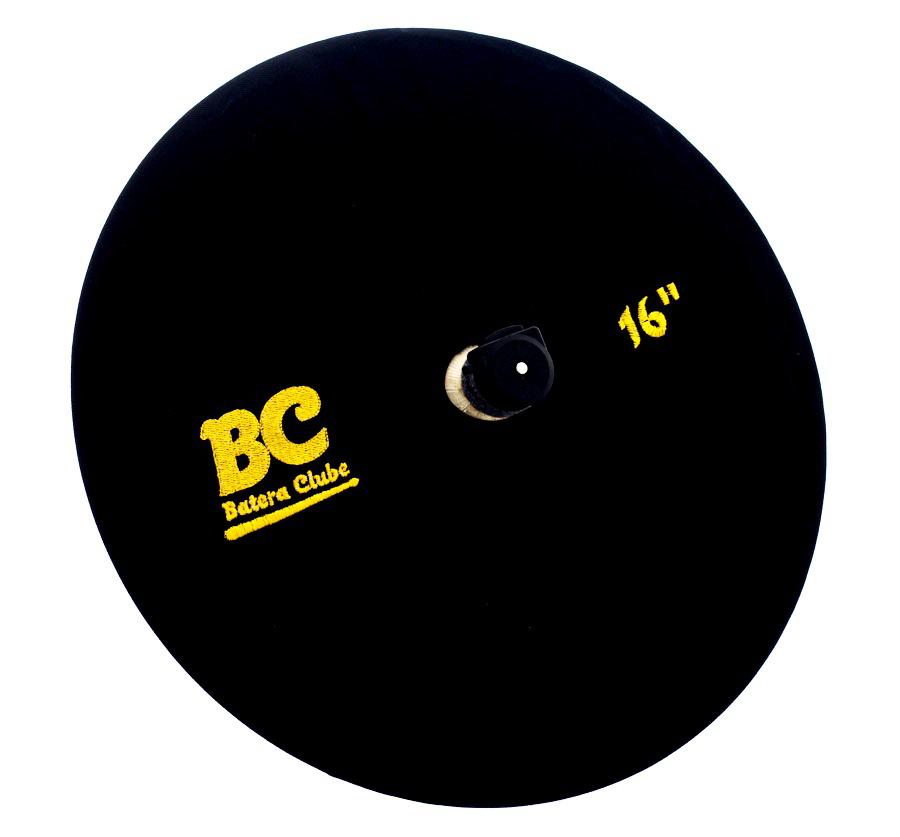 Capa Protetora para Pratos BC Signature Black 16" by Drummers em algodão que limpa e protege