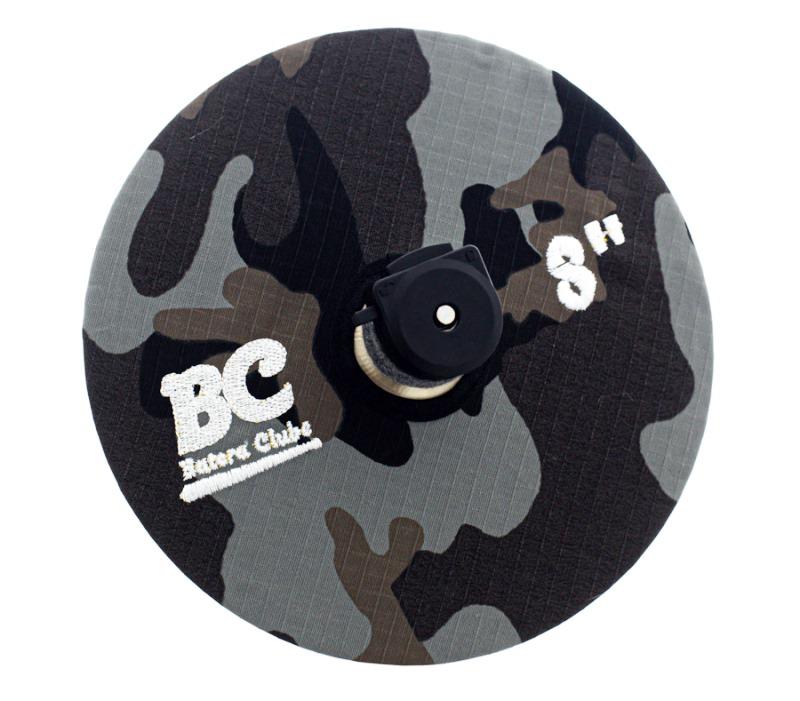 Capa Protetora para Pratos BC Signature Camuflado 08" by Drummers em algodão que limpa e protege