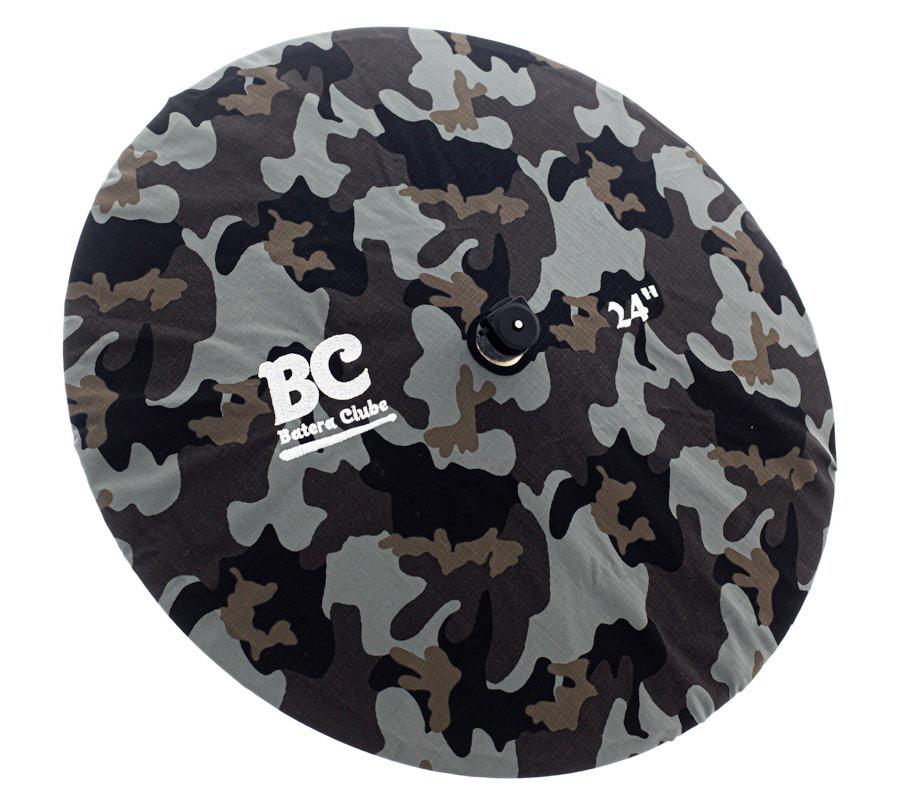 Capa Protetora para Pratos BC Signature Camuflado 24" by Drummers em algodão que limpa e protege
