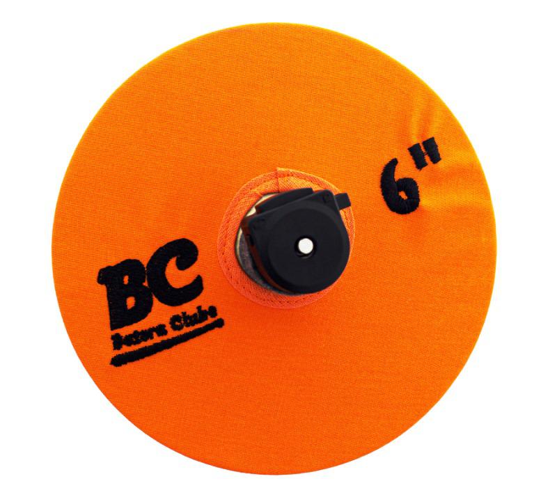 Capa Protetora para Pratos BC Signature Orange 06" by Drummers em algodão que limpa e protege