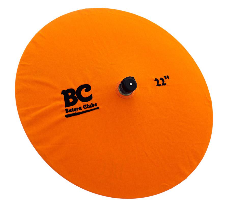 Capa Protetora para Pratos BC Signature Orange 22" by Drummers em algodão que limpa e protege