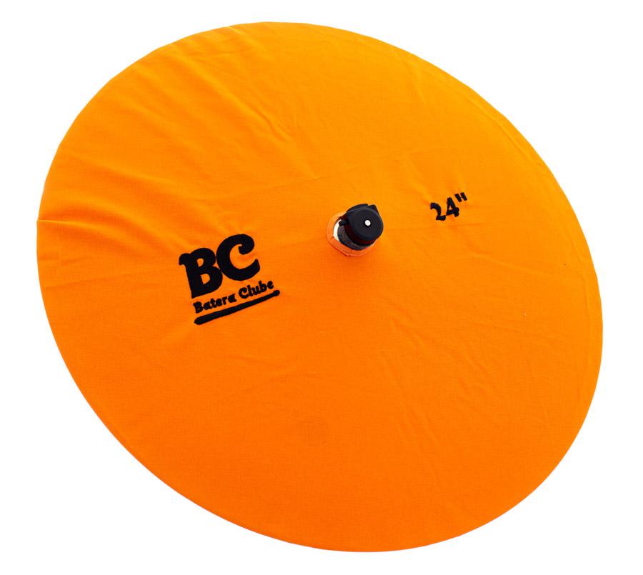 Capa Protetora para Pratos BC Signature Orange 24" by Drummers em algodão que limpa e protege