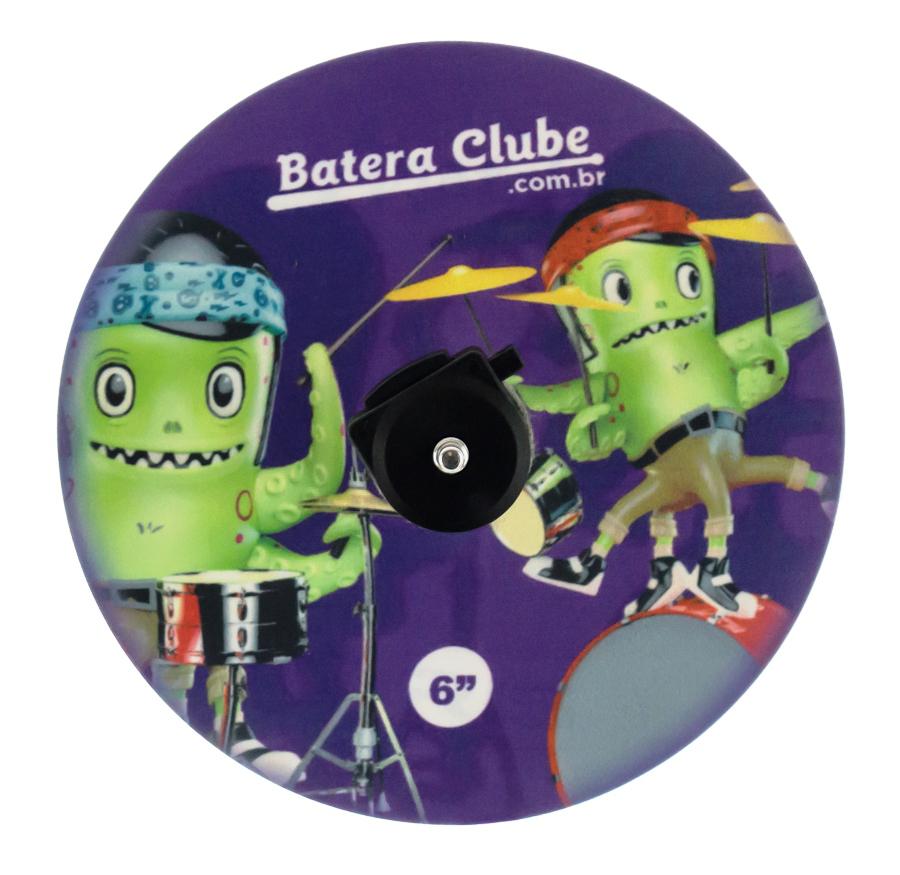 Capa Protetora para Pratos de 06" Batera Clube Signature Roxa by Cymbal Care