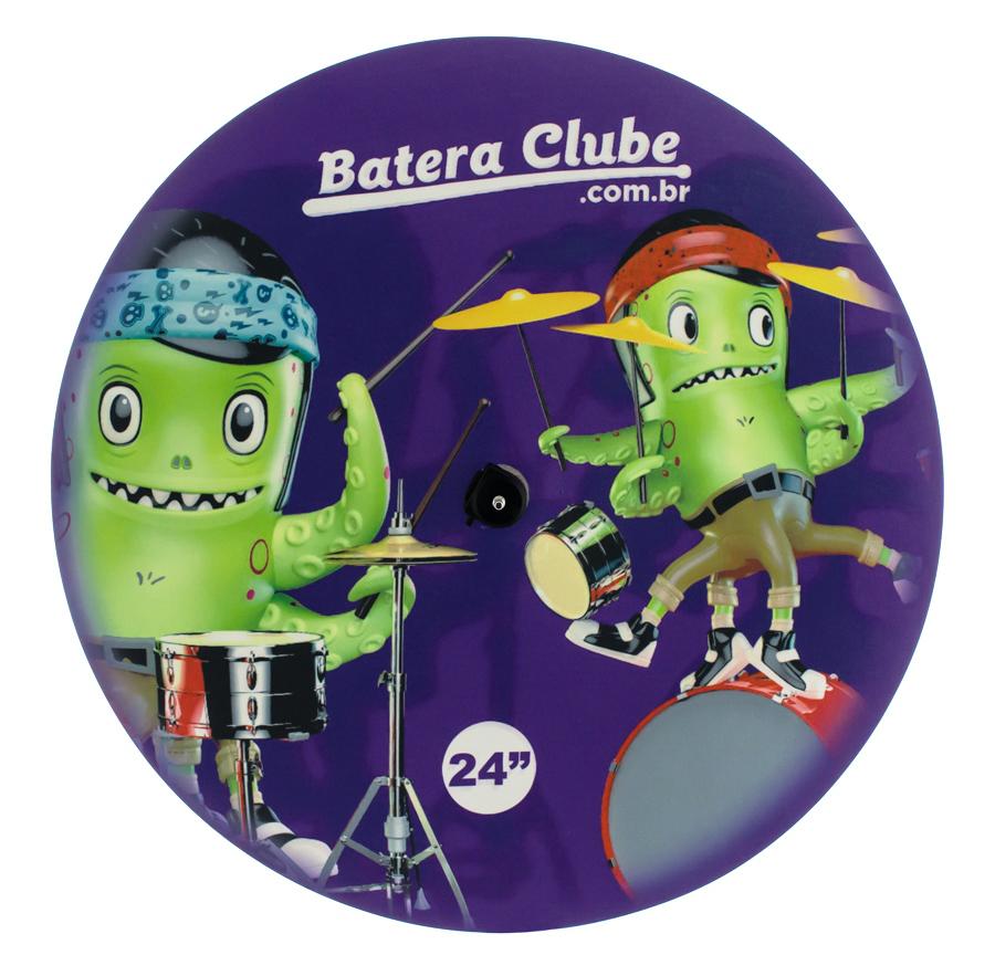 Capa Protetora para Pratos de 24" Batera Clube Signature Roxa by Cymbal Care