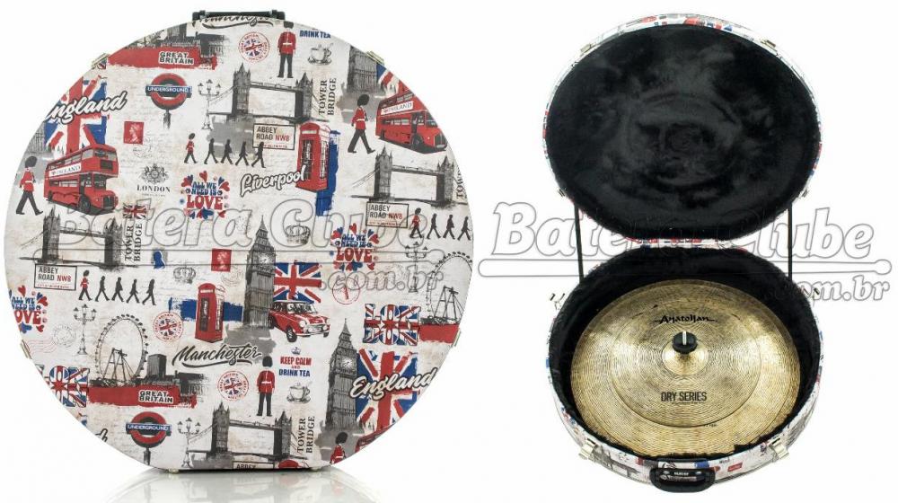 Case de Pratos KGB Male Series Bandas Britânicas para Pratos até 24" e Pelúcia Interna