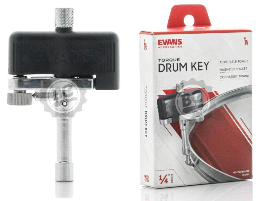Chave de Afinação Evans Torque Key Medidor de Tensão DATK (014106) que ajuda na tensão da afinação