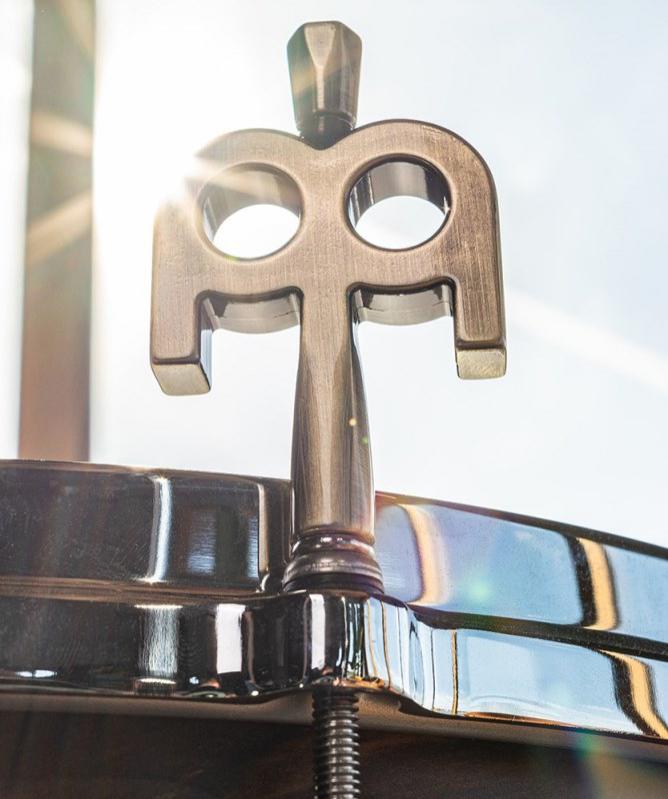 Chave de Afinação Meinl Kinetic Drum Key Antique Bronze SB510 com encaixe para parafusadeiras
