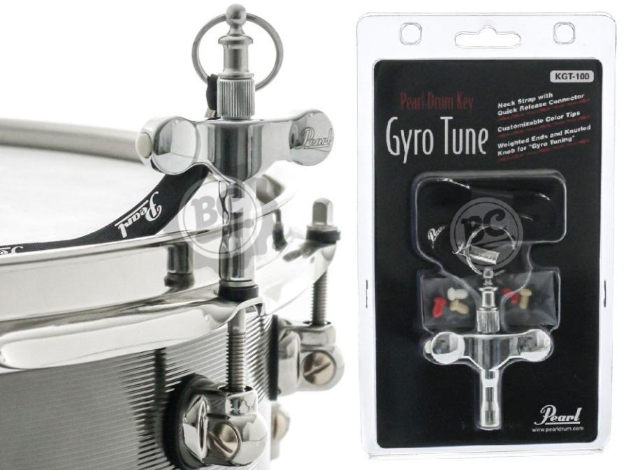 Chave de Afinação Pearl Gyro Tuning KGT-100 com Cordão e Apoio Superior Recartilhado