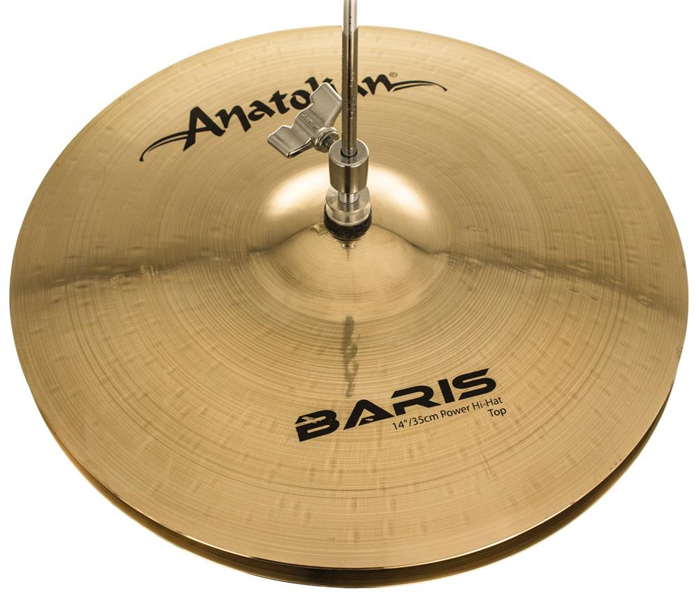 Chimbal Anatolian Baris Brilliant Power 14" Handmade Turkish