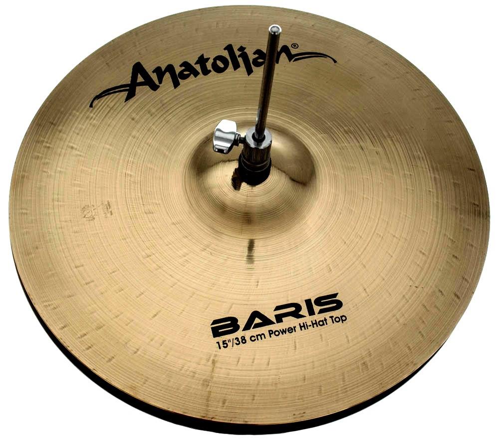 Chimbal Anatolian Baris Brilliant Power 15" Handmade Turkish