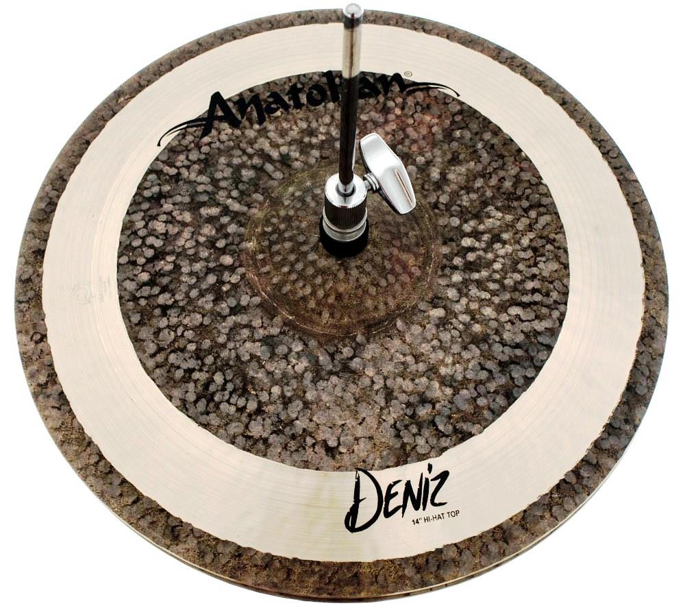 Chimbal Anatolian Deniz Hi-Hat 14" Raw Natural Hybrid Handmade Turkish