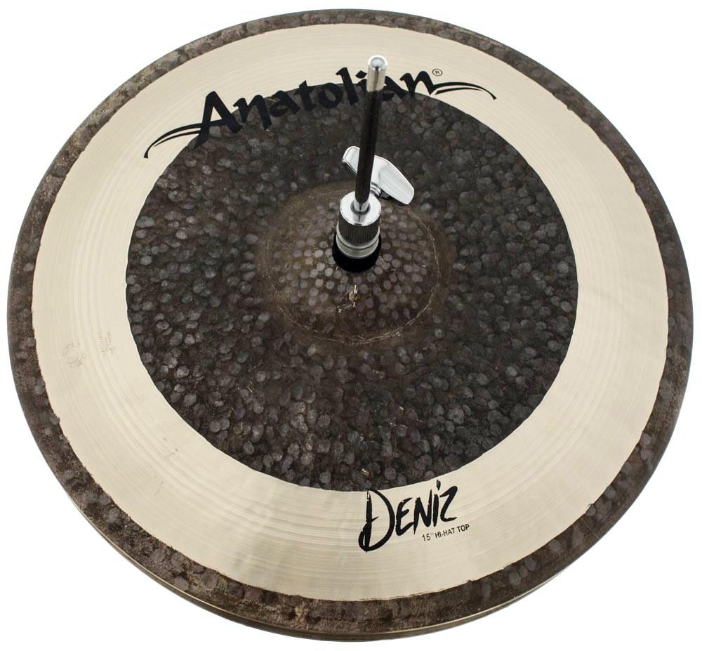 Chimbal Anatolian Deniz Hi-Hat 15" Raw Natural Hybrid Handmade Turkish