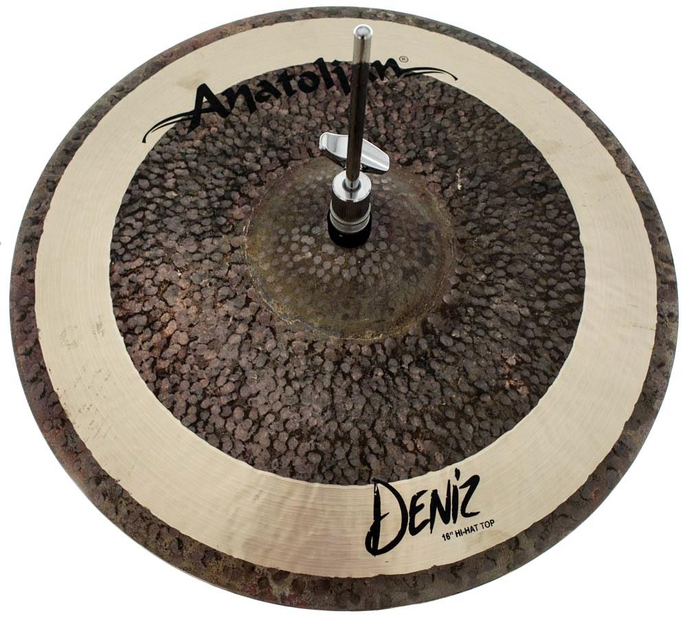 Chimbal Anatolian Deniz Hi-Hat 16" Raw Natural Hybrid Handmade Turkish