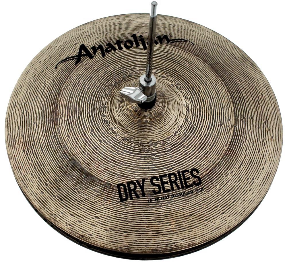 Chimbal Anatolian Dry Series Regular Hi-hat 15" Dark Slot Handmade Turkish